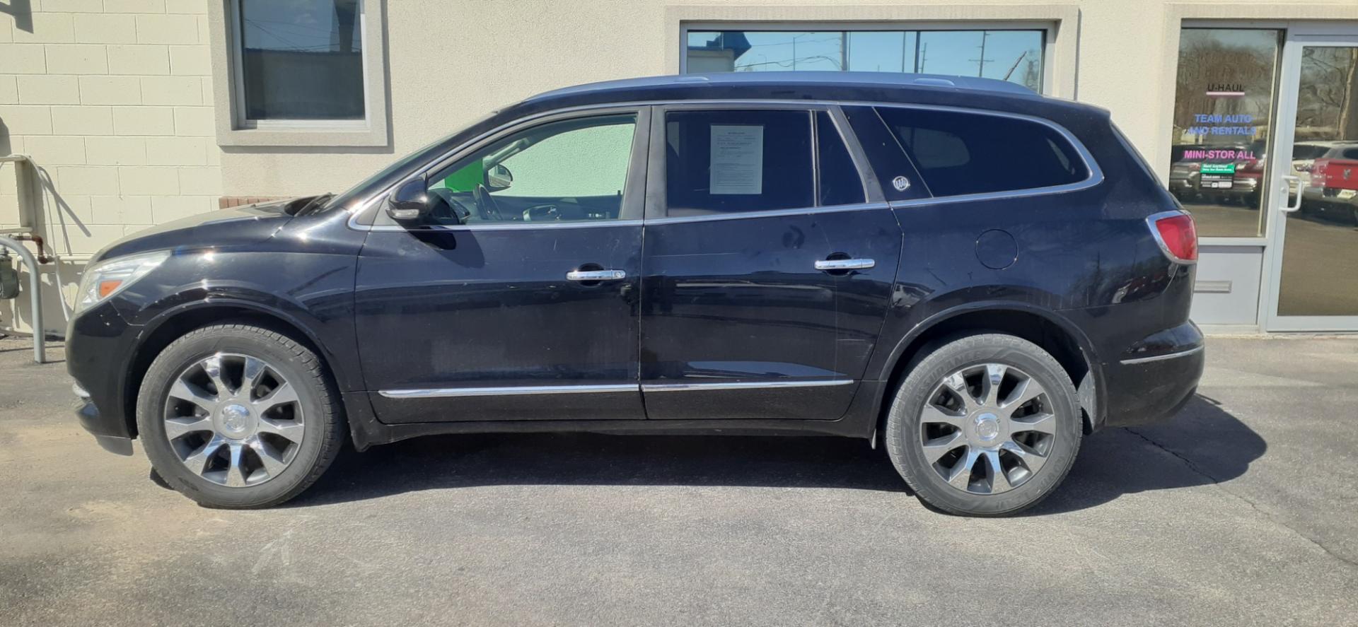 2017 Buick Enclave Leather AWD (5GAKVBKD4HJ) with an 3.6L V6 DOHC 24V engine, 6A transmission, located at 2015 Cambell Street, Rapid City, SD, 57701, (605) 342-8326, 44.066433, -103.191772 - CARFAX AVAILABLE - Photo#0